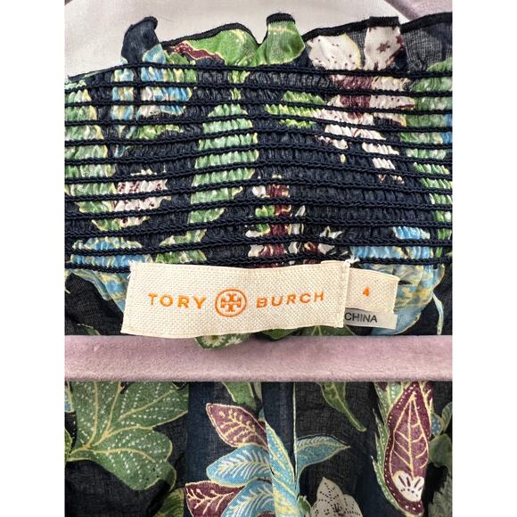 Tory Burch Floral Tunic size 4 - Picture 3 of 5